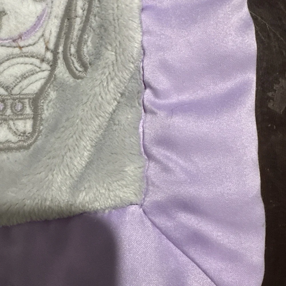 Wendy Bellissimo I Love You Elephant Baby Blanket Gray And Purple Lovey